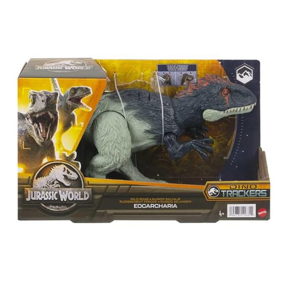Игровая фигурка Jurassic World Опасное рычание со звуком из фильма Мир Юрского периода Эокархария (HLP14-HLP17)